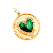 14K Gold Heart Pendants